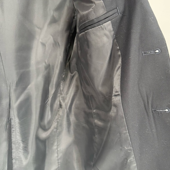 Nautica Youth Boys Sport Coat Jacket Blazer Size 12 Navy Gold Buttons - Picture 5 of 8